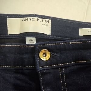 Anne Klein Women's Skinny Jeans - Navy